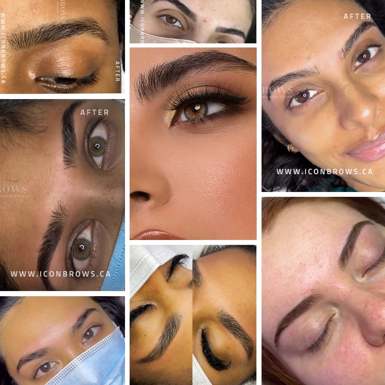 IconBrows Service Main Image threading eyebrow bushy to amazing