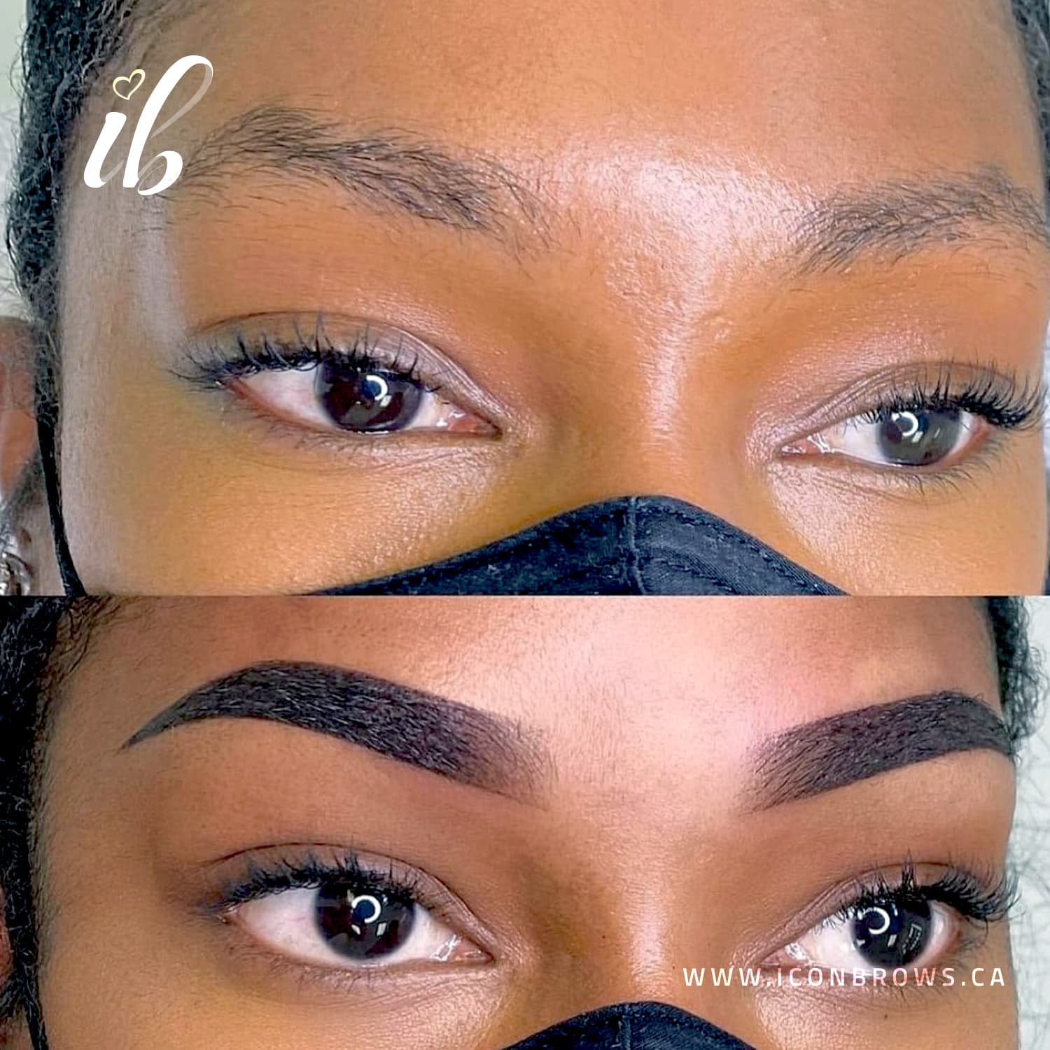Ombre Powdered Brows For all skin types even oily Eyebrow Tattoo Etobicoke