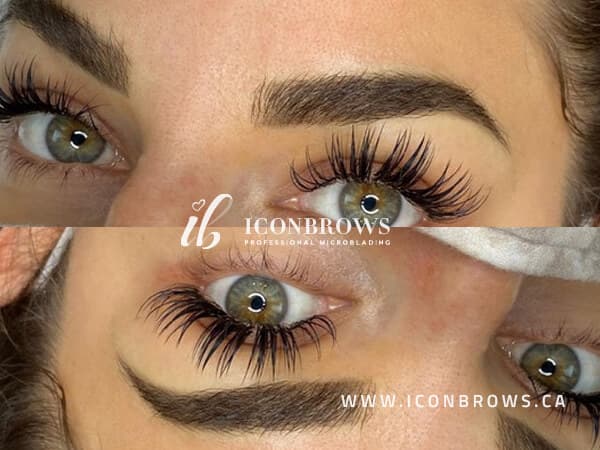 Brow shading in Toronto by Iconbrows.