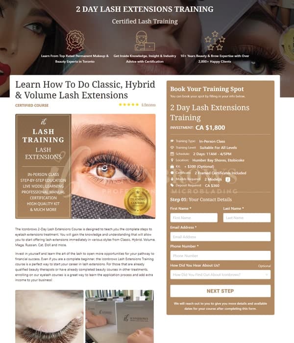 Iconbrows brow, lash and PMU training in Toronto, photo 18