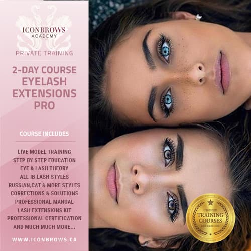 Advanced Eyelash Extensions Course with Iconbrows Academy Toronto's Top Brow & Lash Training Courses