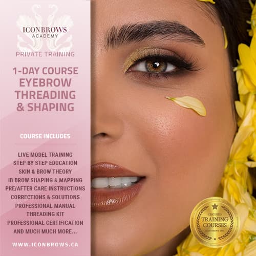Threading Training Course with Iconbrows Academy Toronto's Top Brow & Lash Training Courses