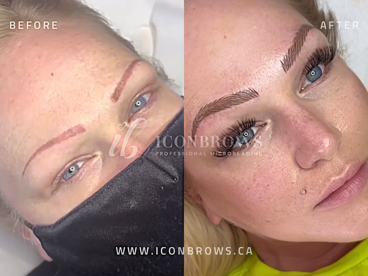 best fusion combo eyebrow microblading microshading in toronto iconbrows.ca