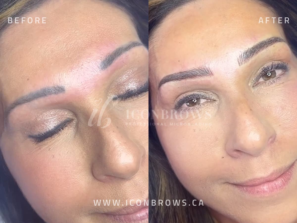 best fusion combo eyebrow microblading microshading in toronto iconbrows.ca