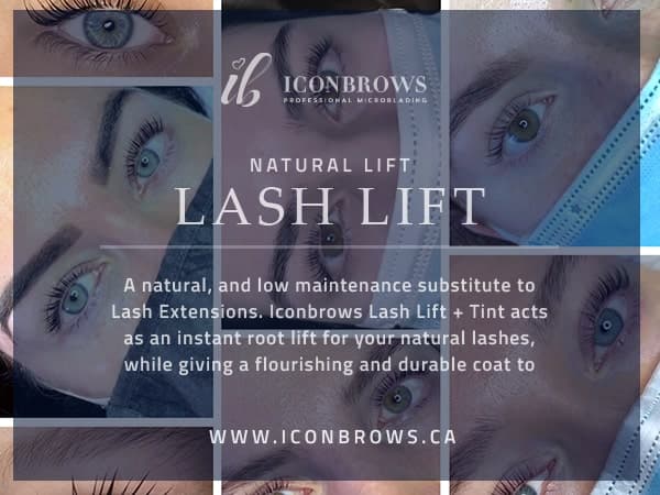 Top LashLift In Etobicoke Premium LashLift + Tint on Gorgeous Woman Enhancing Her Natural Lashes.
