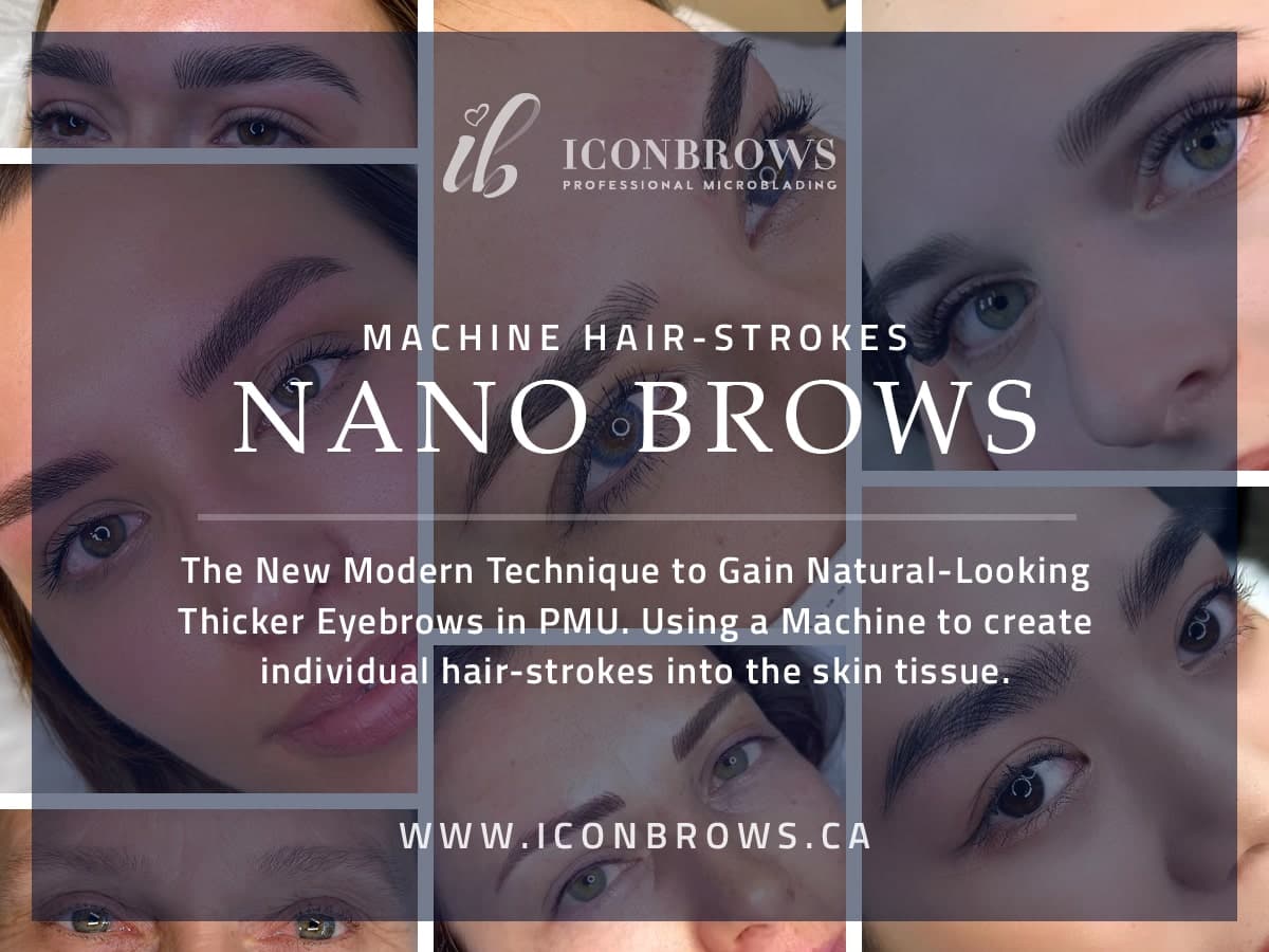 Nano Brows Near Me Etobicoke Toronto Iconbrows Top Eyebrows Beautiful Blonde Brows.