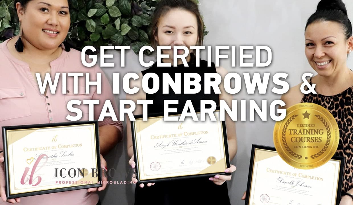 certified microblading training courses done by students in toronto