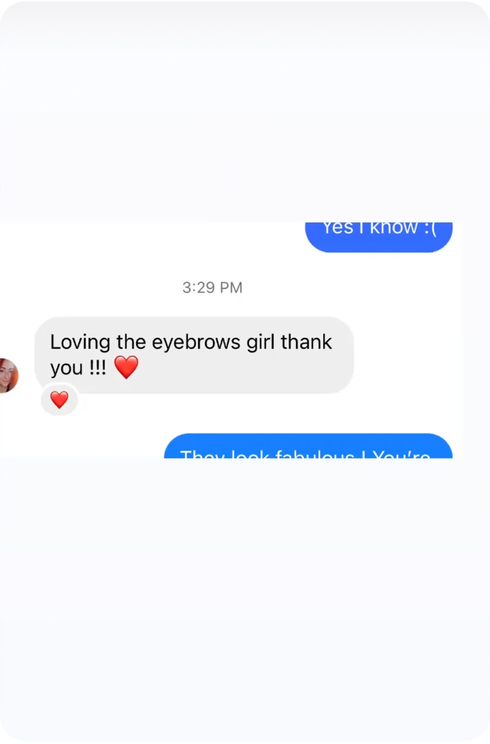 loving the eyebrows girl thank you
