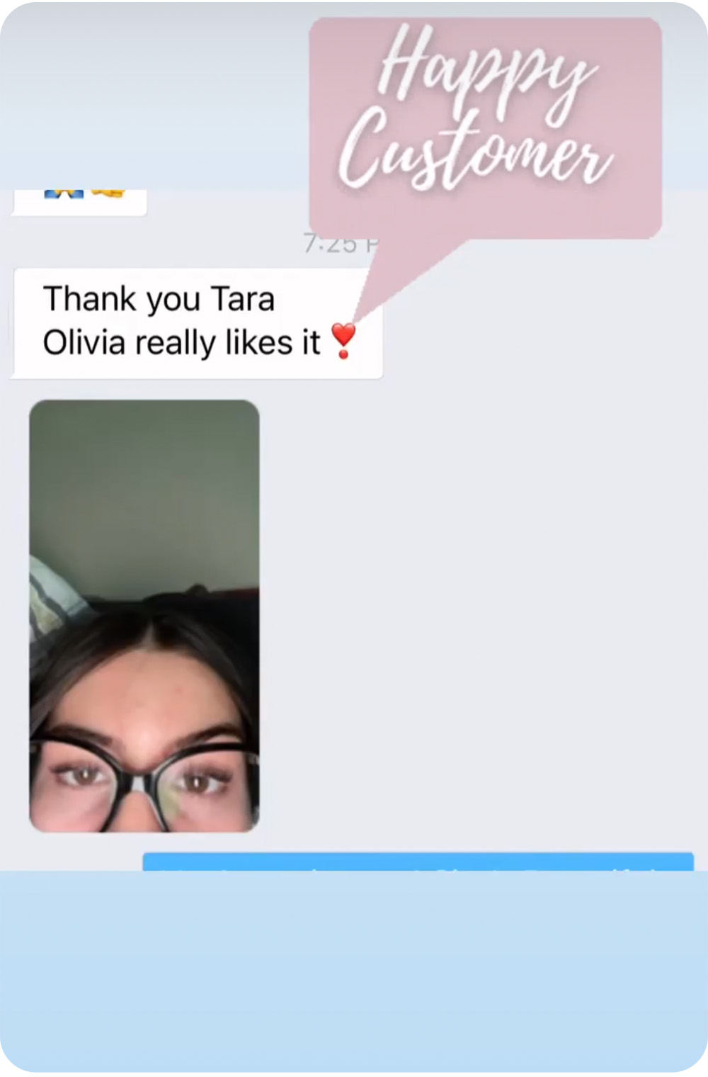 thank you tara olivia really likes it
