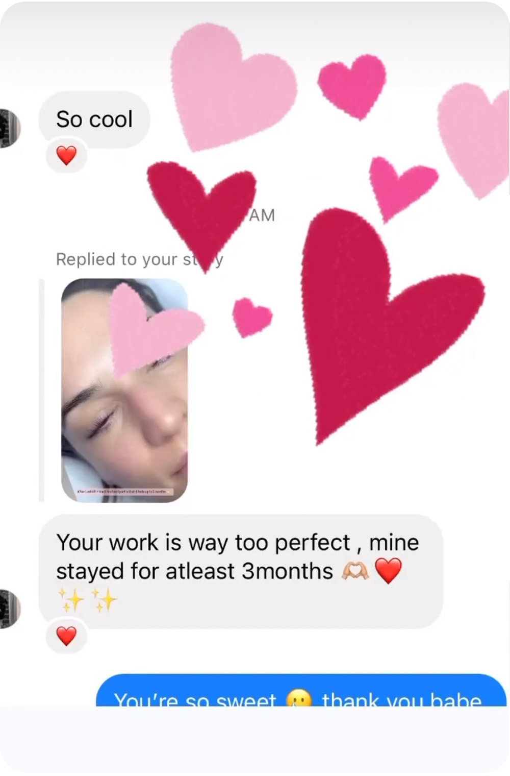 your work is way too perfect, mine stayed for at least 3 months