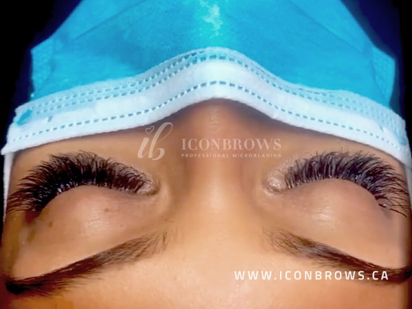Volume lash extensions by Iconbrows Toronto