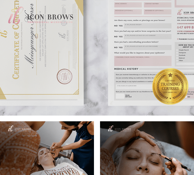 what you will get as a student with iconbrows training courses in toronto for microblading, shading and other beauty courses